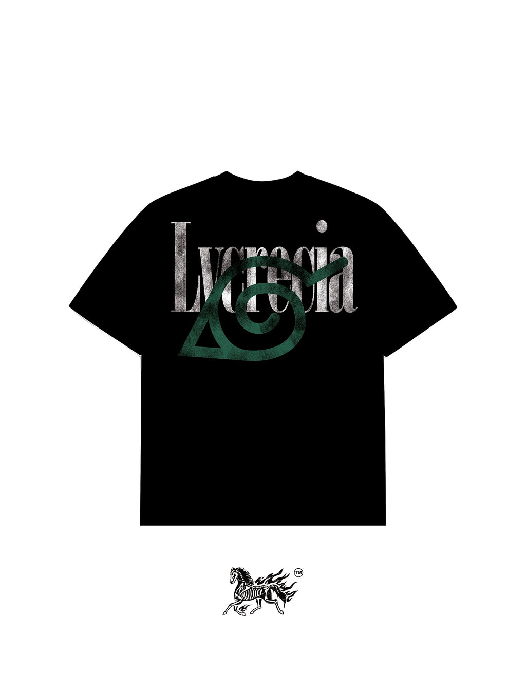 ROCK LEE DOUBLE PRINT "PREMIUM" BLACK TEE