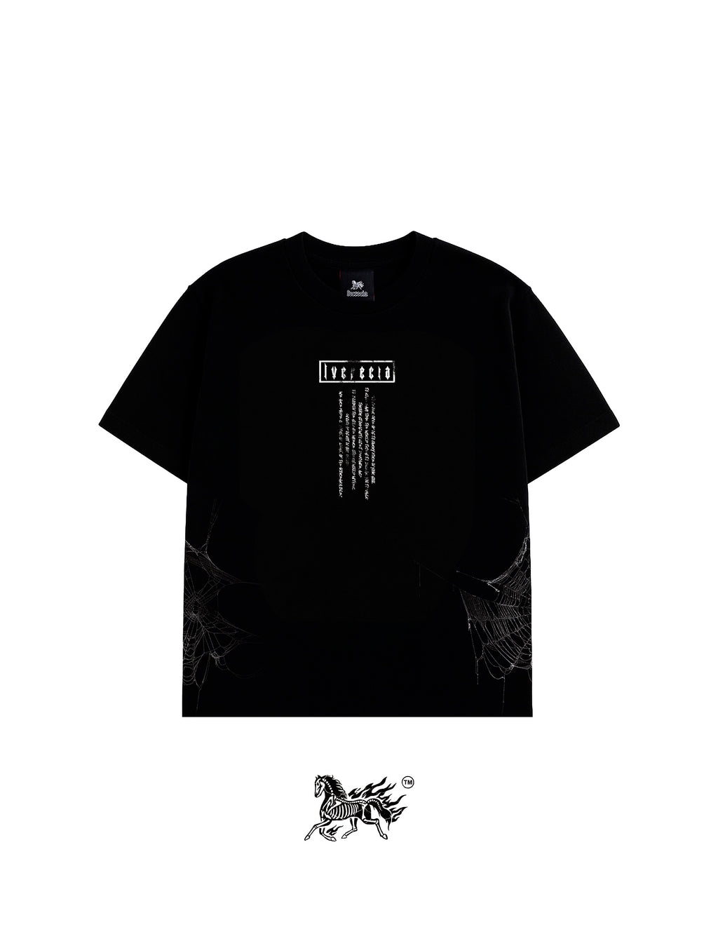 PETER AOP "PREMIUM" BLACK TEE