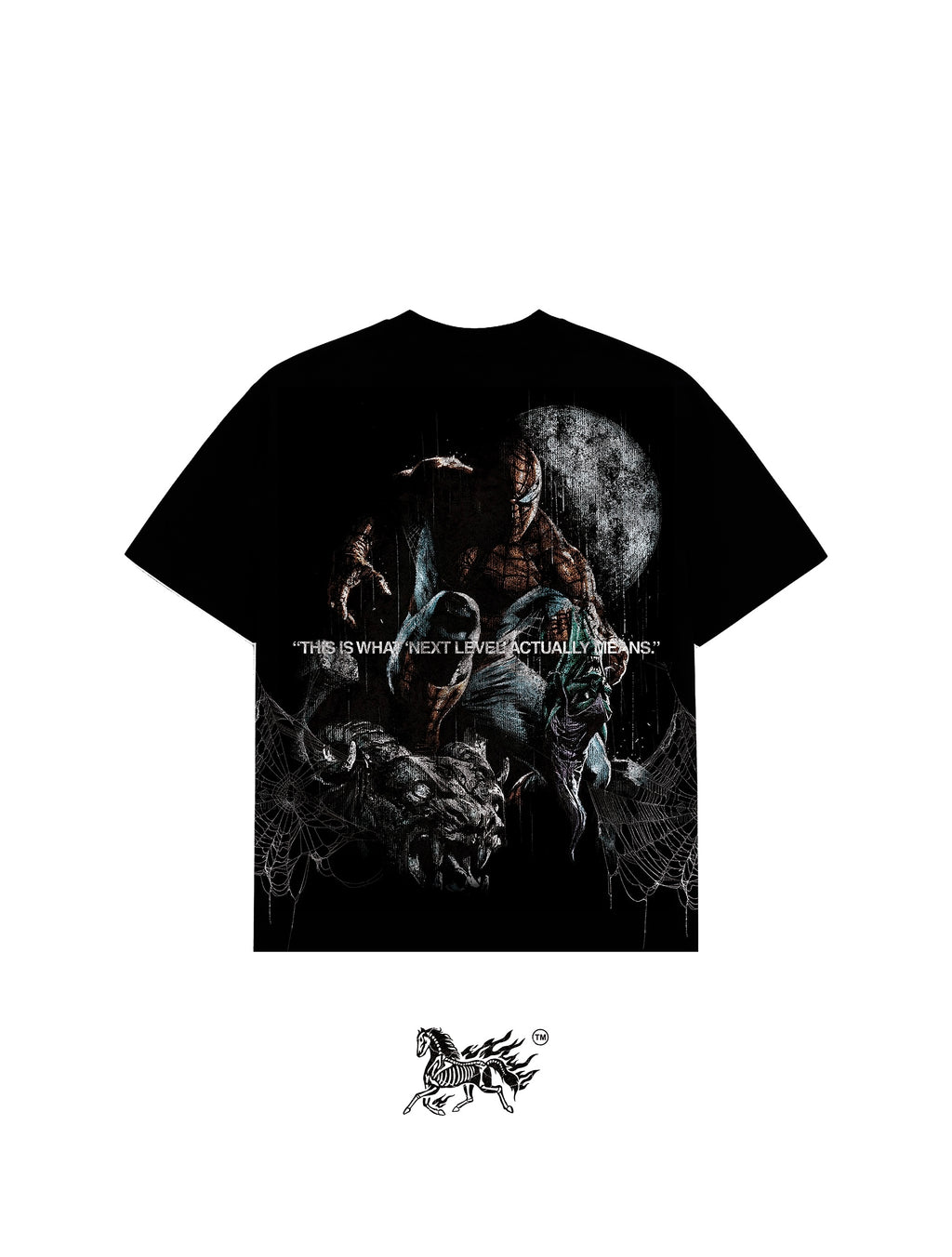 PETER AOP "PREMIUM" BLACK TEE