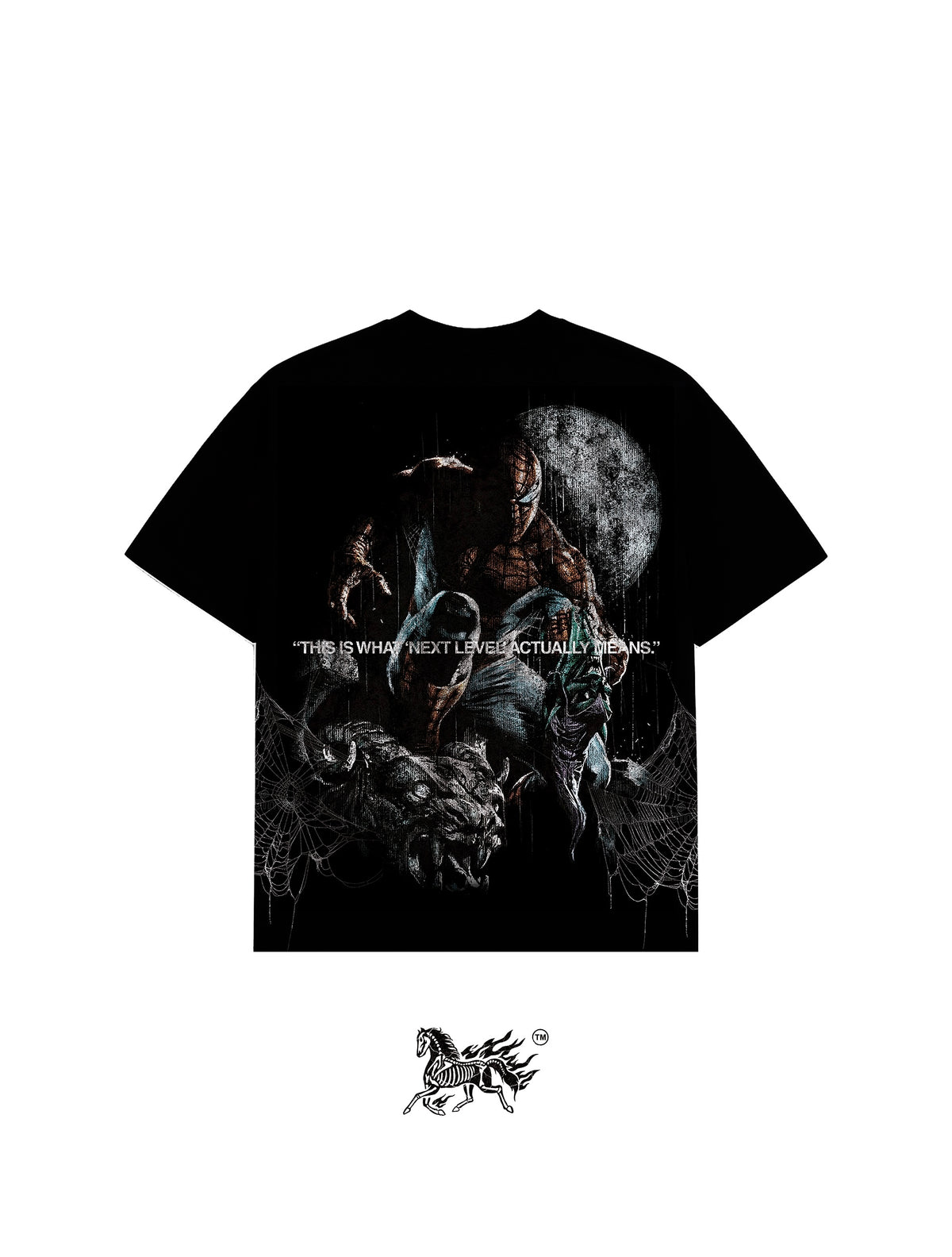 PETER AOP "PREMIUM" BLACK TEE