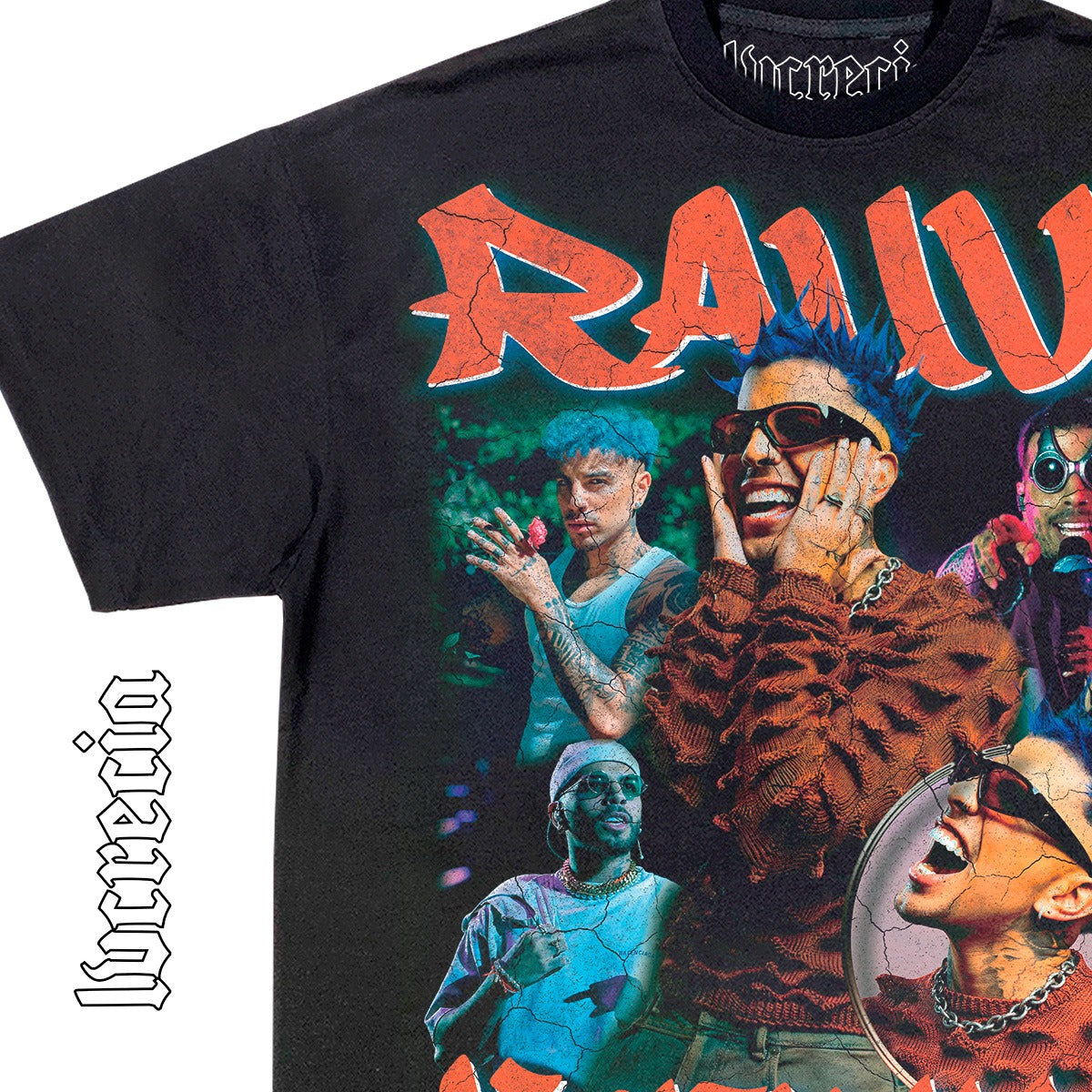 Rauw Alejandro Black Tee