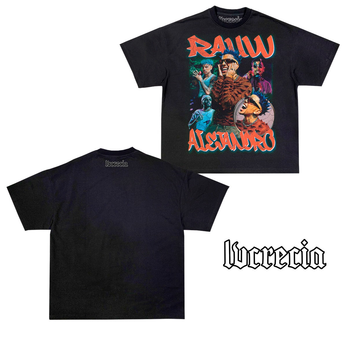 Rauw Alejandro Black Tee