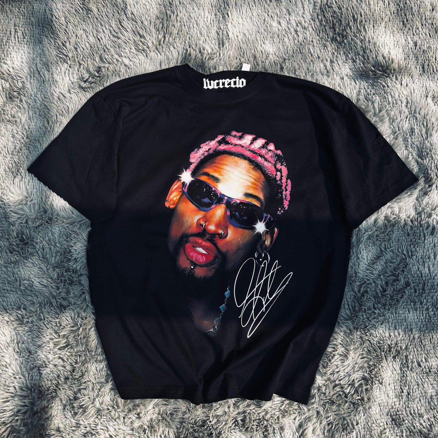 Da Purple Rodman Black Tee