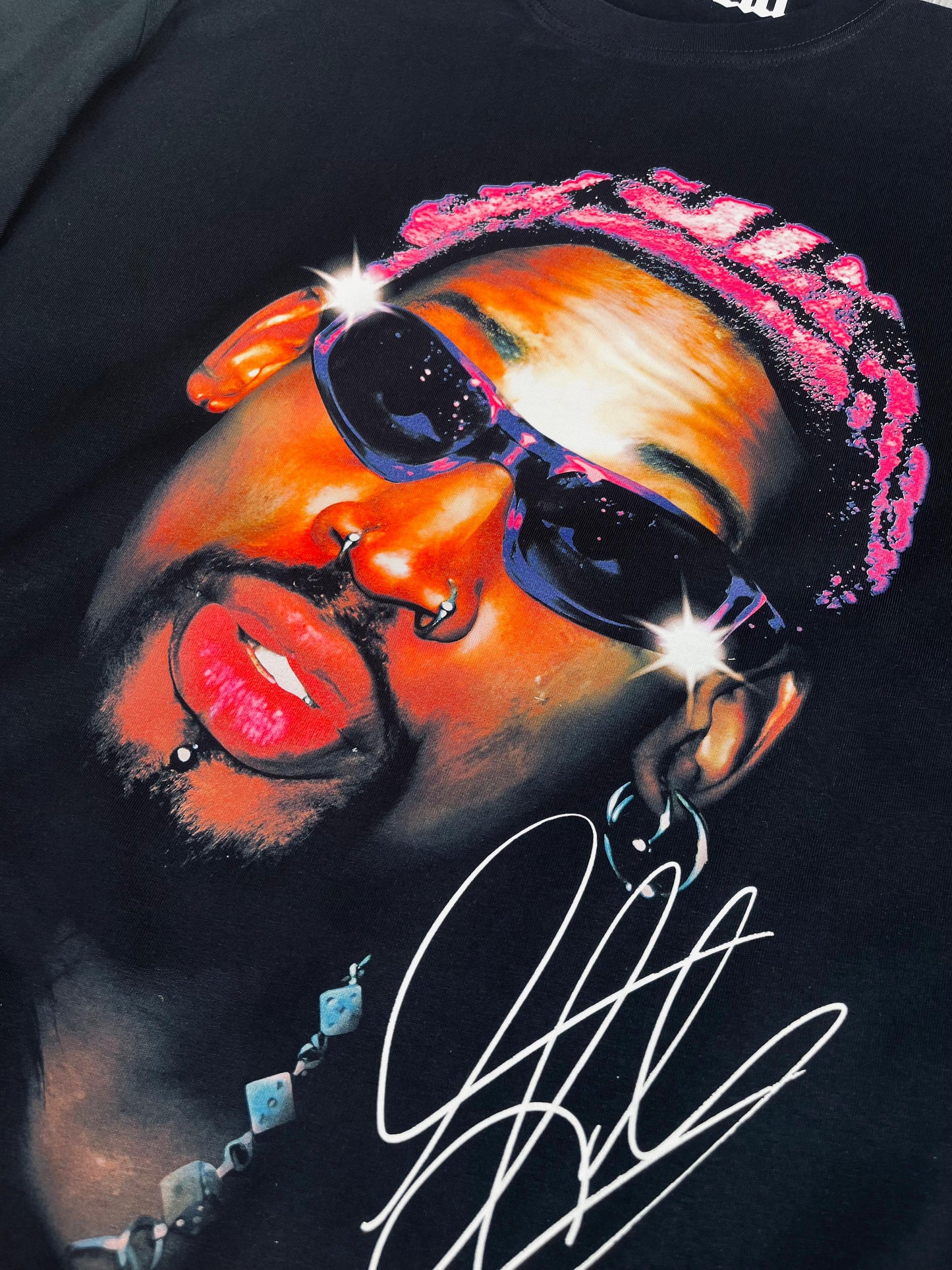 Da Purple Rodman Black Tee