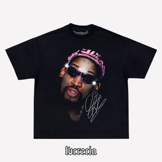 Da Purple Rodman Black Tee