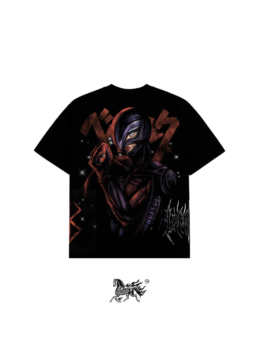 FEMTO AOP "PREMIUM" BLACK TEE