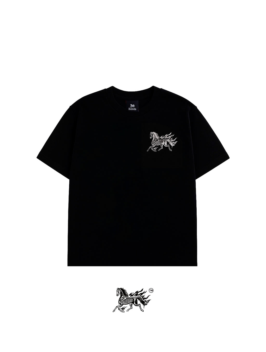 CASCA "PREMIUM" BLACK TEE