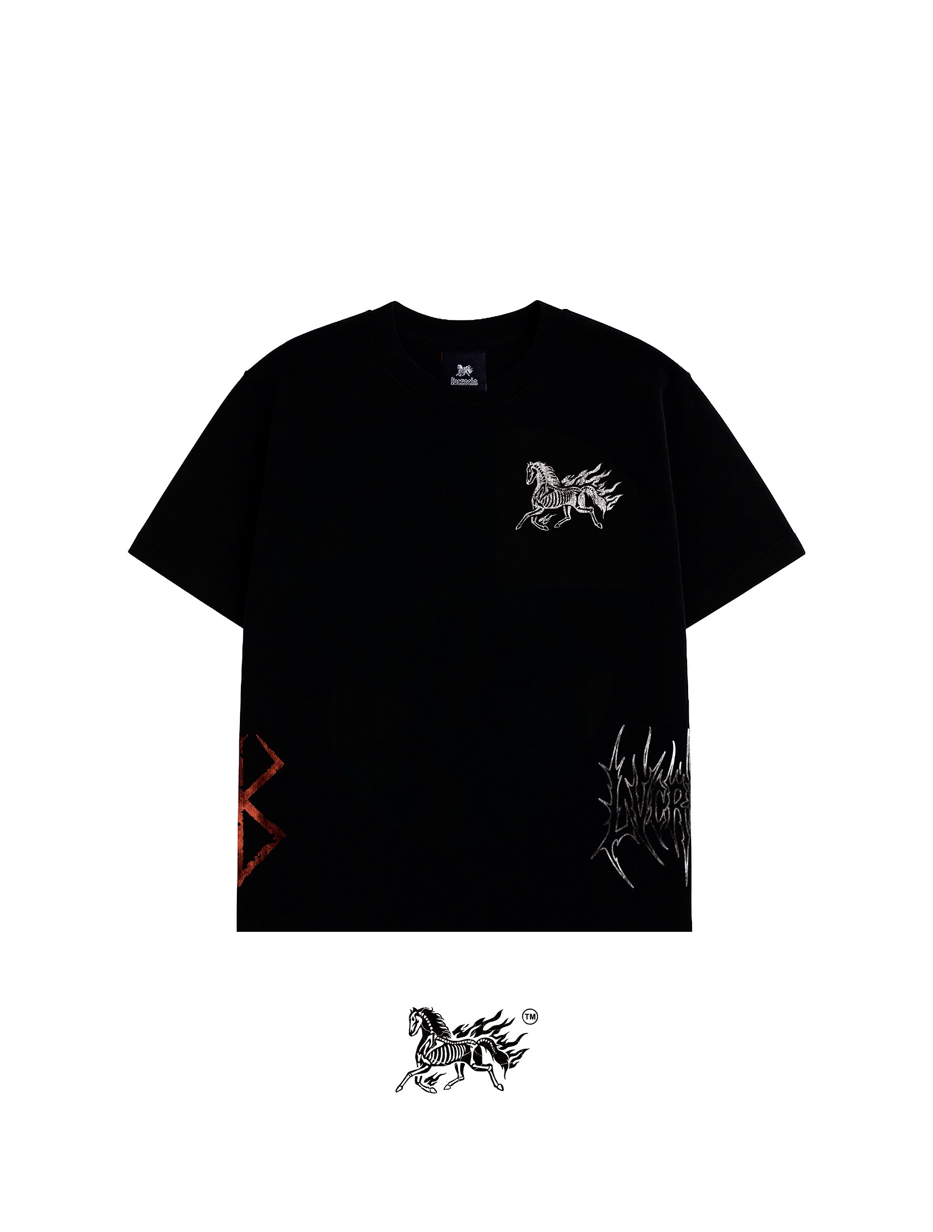 GUTS AOP "PREMIUM" BLACK TEE
