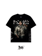 YUTA&RIKA AOP "PREMIUM" BLACK TEE