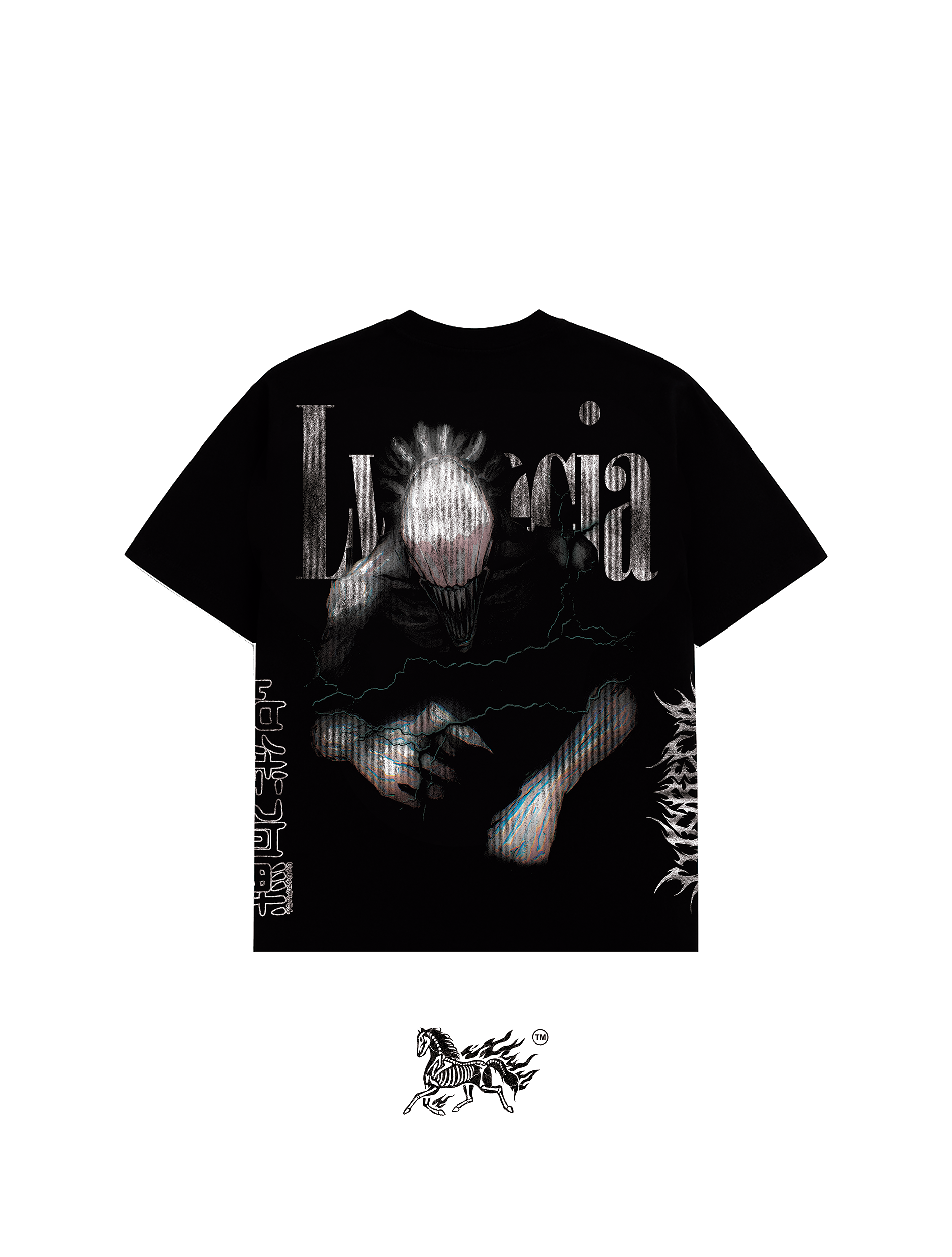 YUTA&RIKA AOP "PREMIUM" BLACK TEE
