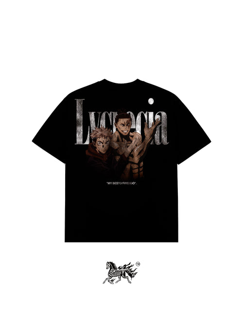 AOI TODOU DOUBLE PRINT "PREMIUM" BLACK TEE
