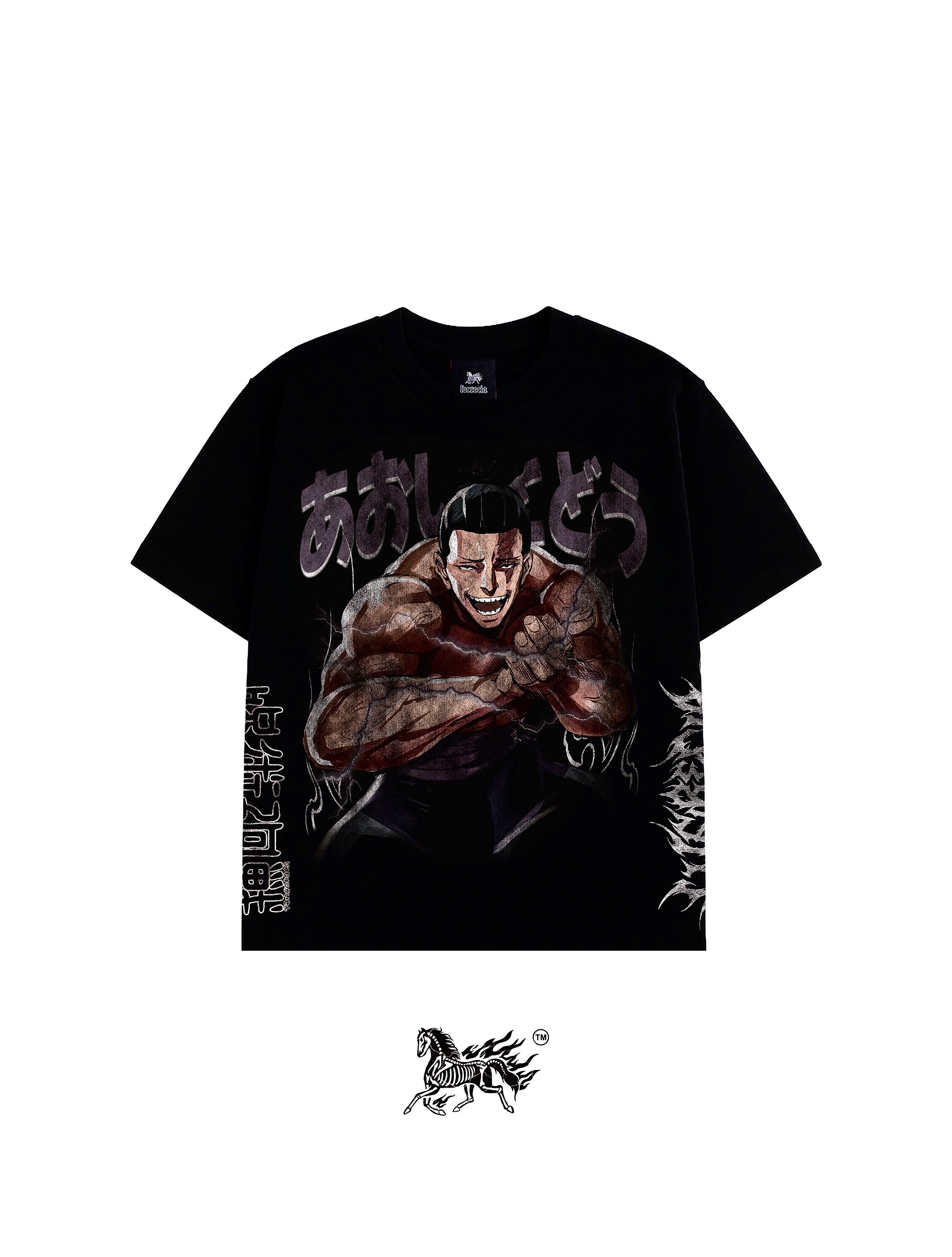 AOI TODOU AOP "PREMIUM" BLACK TEE