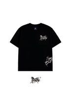 RED RANGER AOP "PREMIUM" BLACK TEE