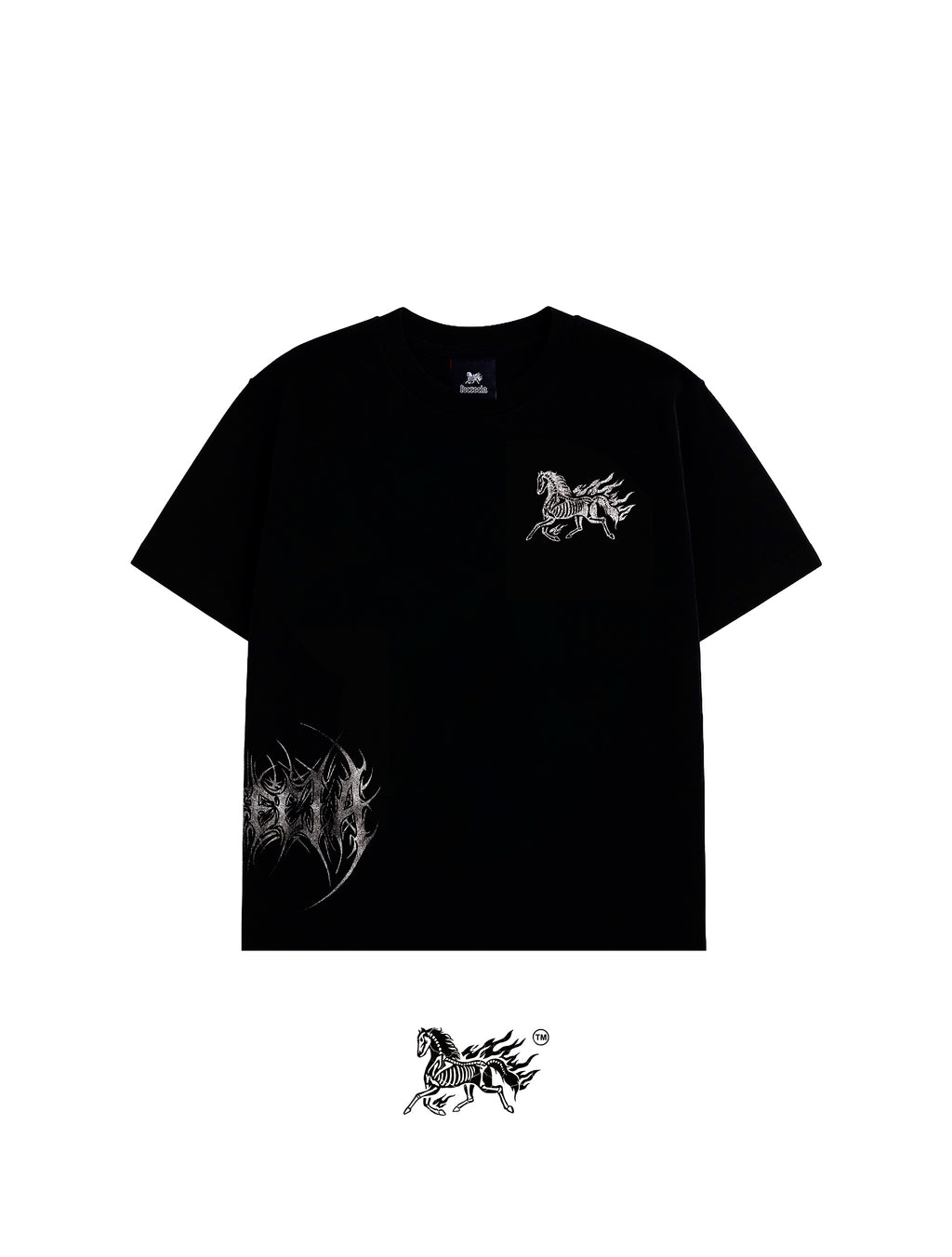BLACK RANGER ALL-OVER PRINT "PREMIUM" BLACK TEE