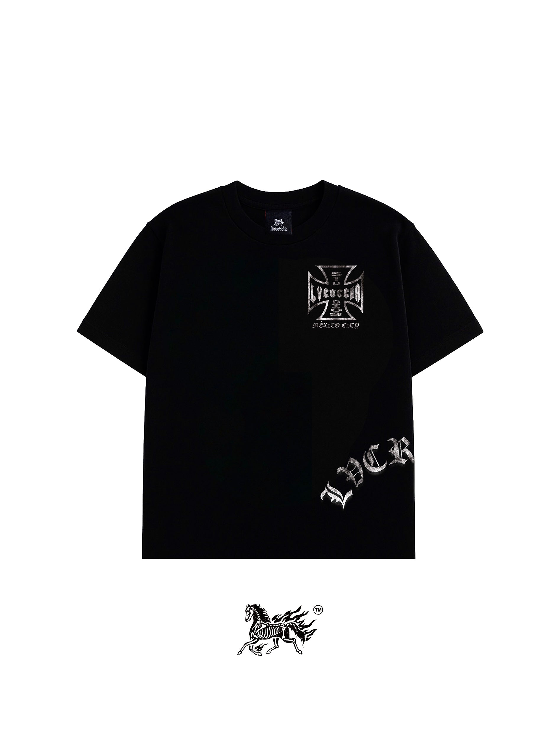 BLACK RANGER ALL-OVER PRINT "PREMIUM" BLACK TEE