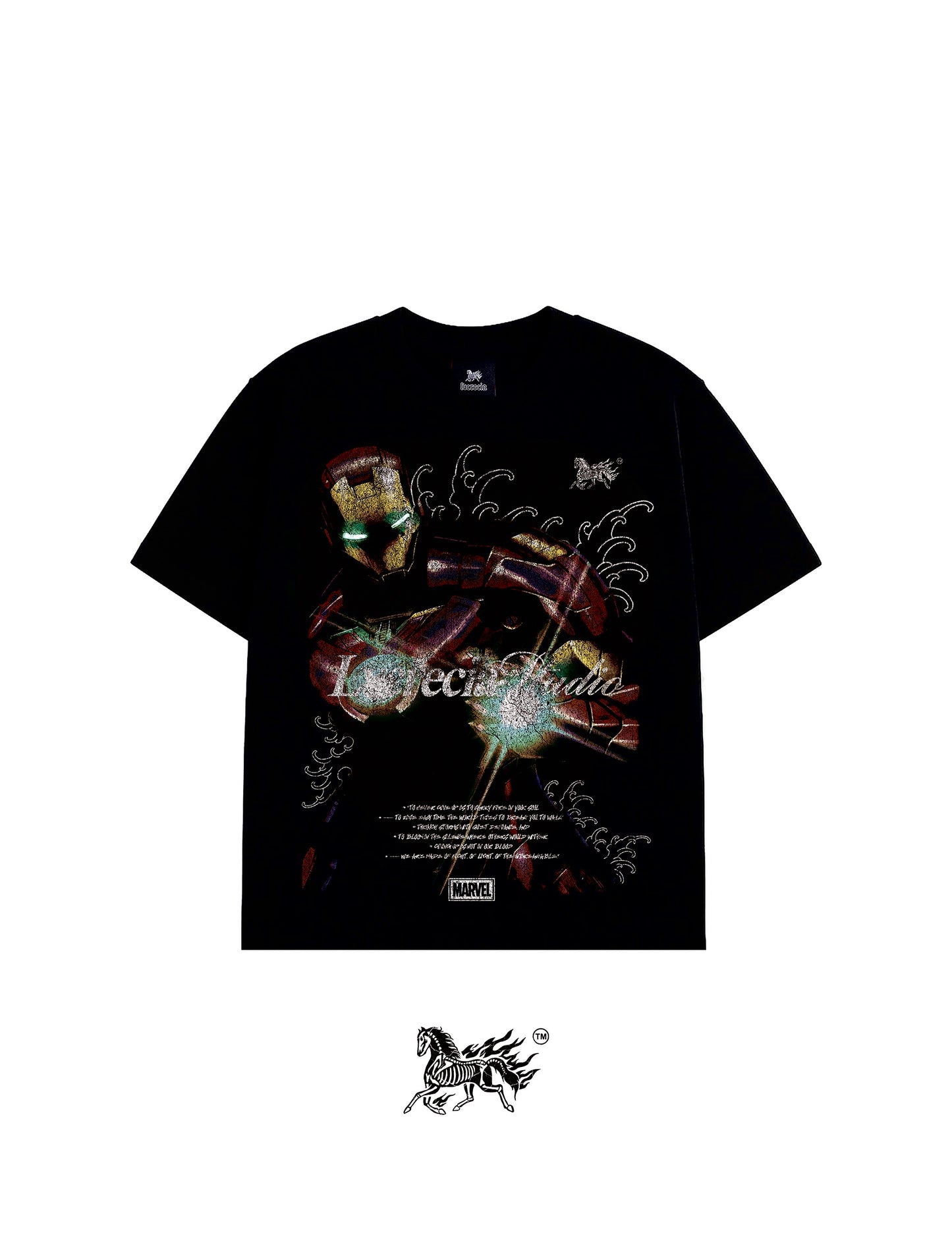 IRON MAN "PREMIUM" BLACK TEE