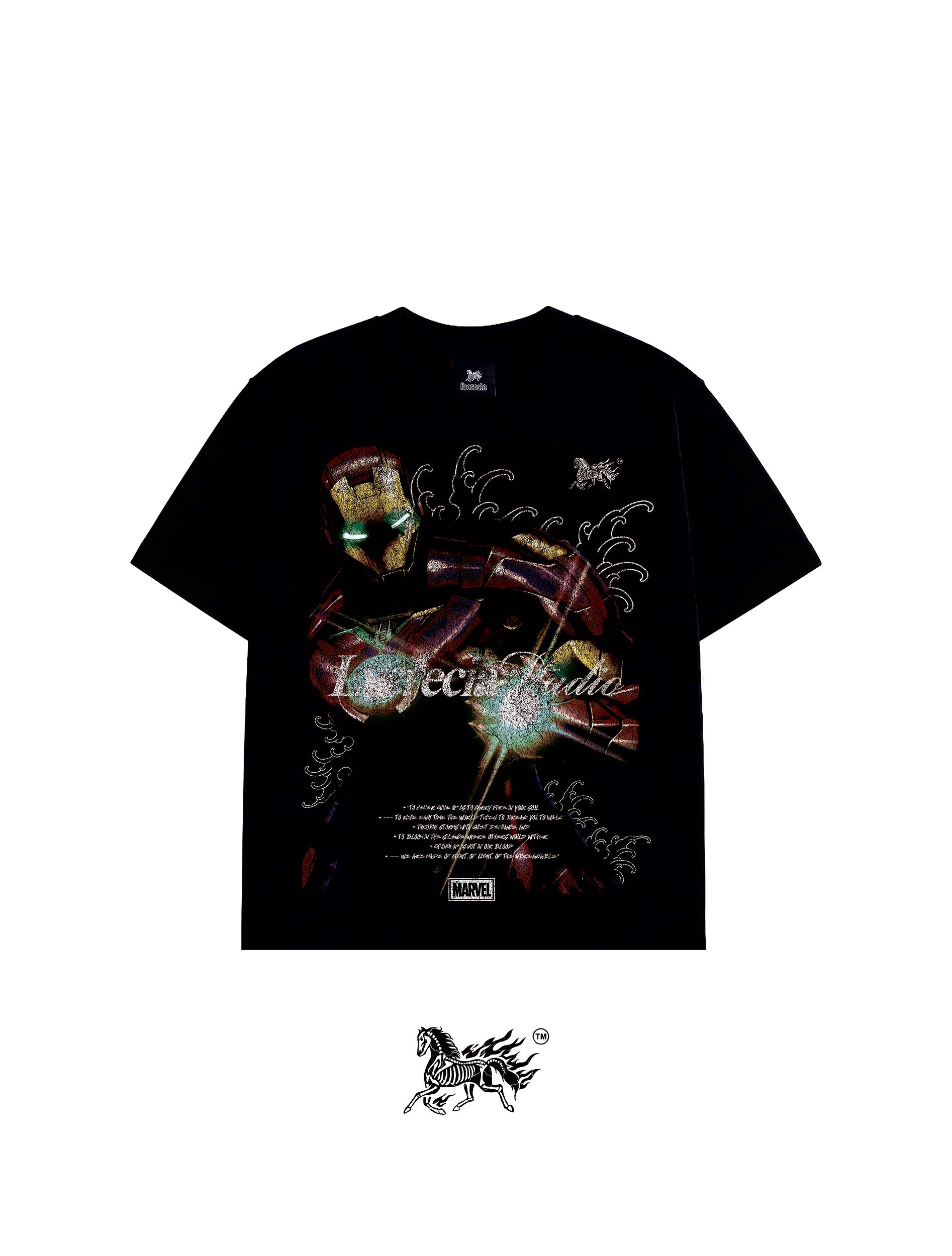 IRON MAN "PREMIUM" BLACK TEE