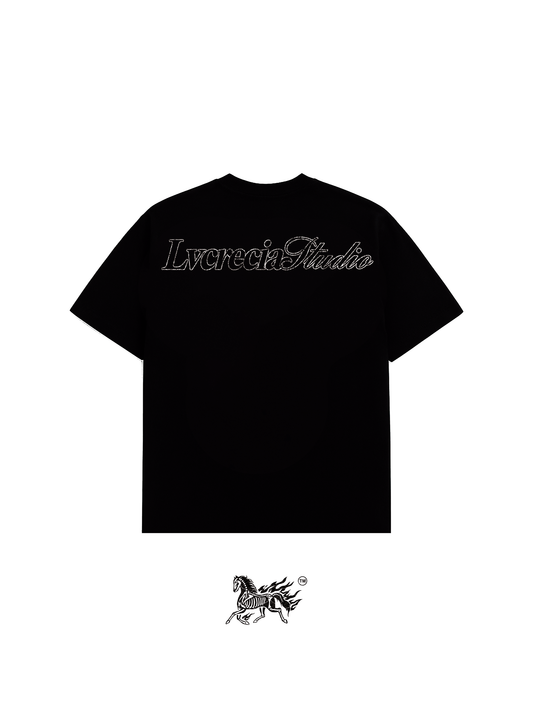 SUPERMÁN "PREMIUM" BLACK TEE
