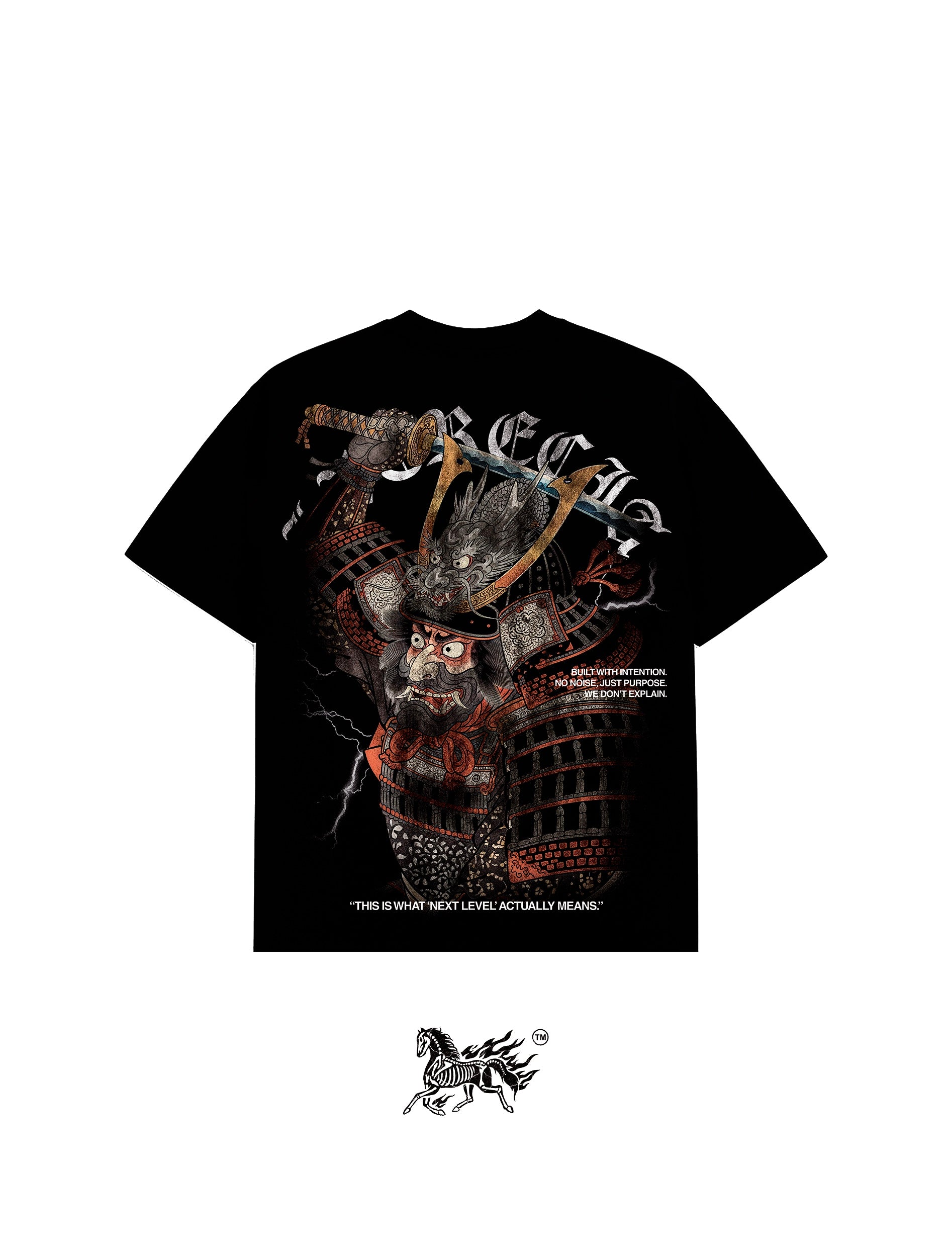 MASKED ON "PREMIUM" BLACK TEE