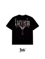 PORTGAS D. ACE DOUBLE PRINT "PREMIUM" BLACK TEE