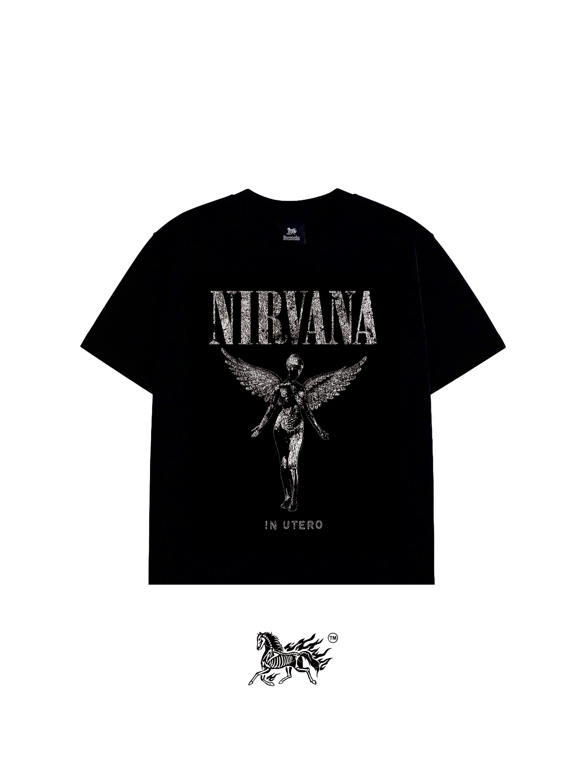 NIRVANA "PREMIUM" BLACK TEE