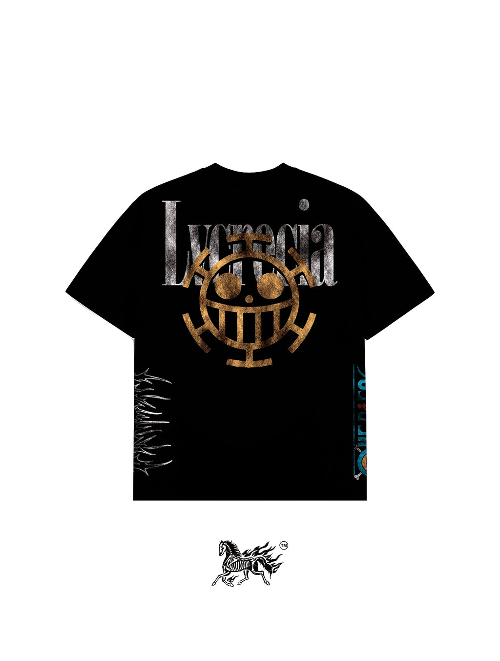 TRAFALGAR D. LAW AOP "PREMIUM" BLACK TEE