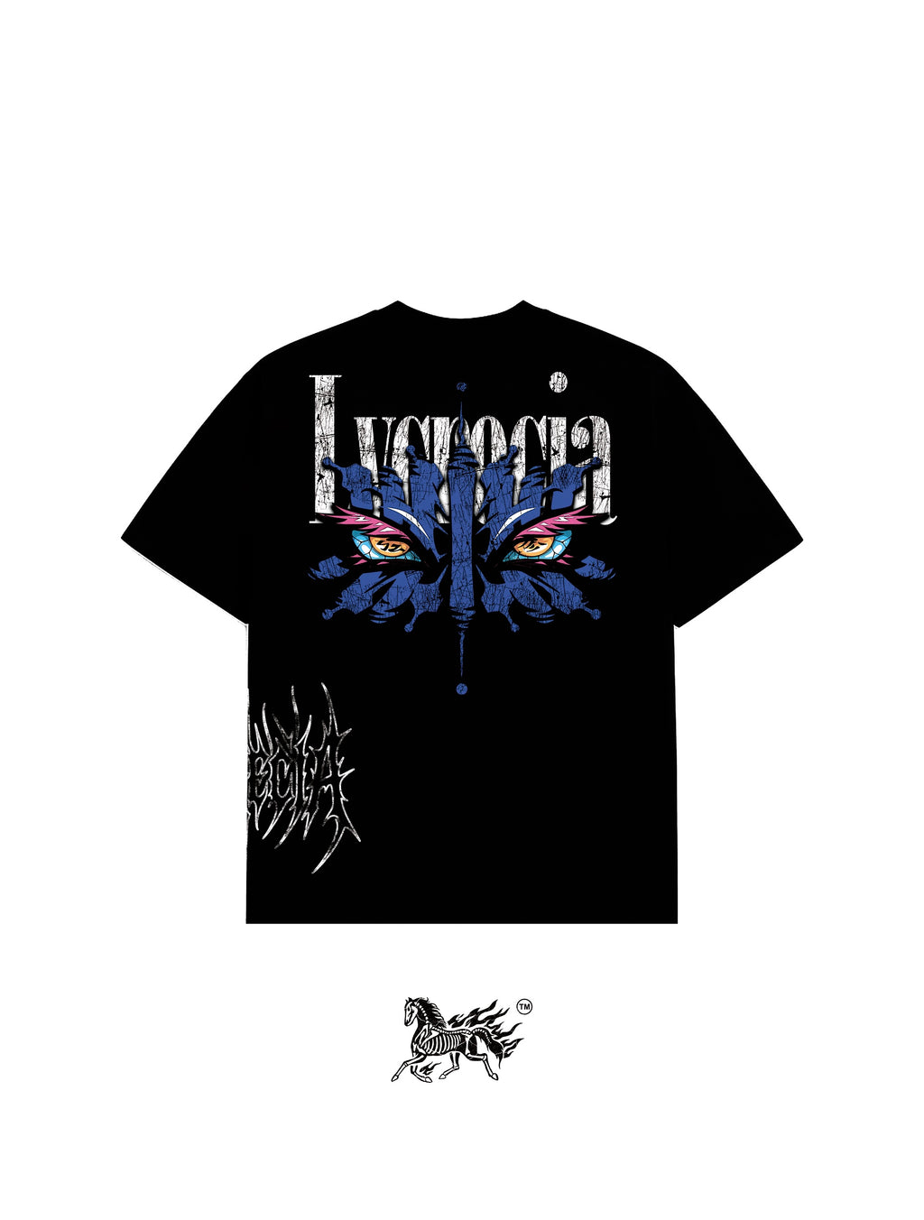 AKAZA AOP "PREMIUM" BLACK TEE