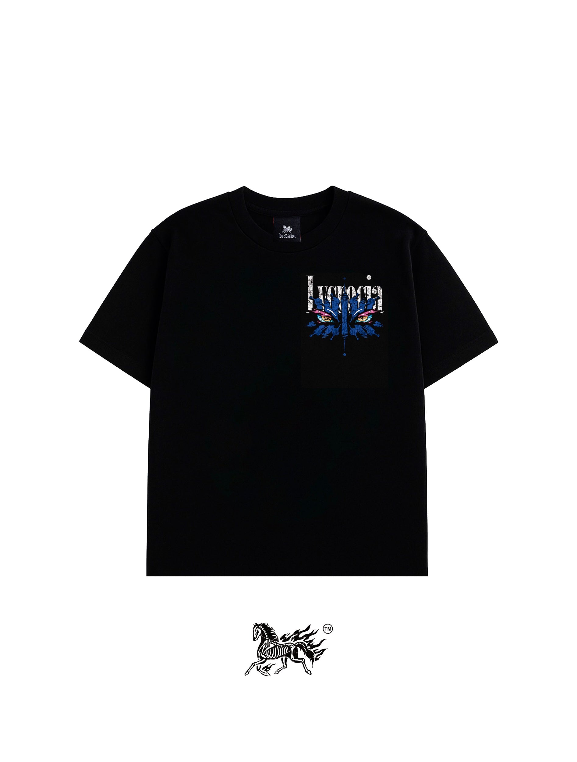 AKAZA BACK "PREMIUM" BLACK TEE