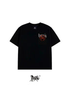 SPIDERPUNK BACK "PREMIUM" BLACK TEE