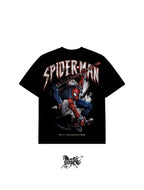 SPIDERPUNK BACK "PREMIUM" BLACK TEE