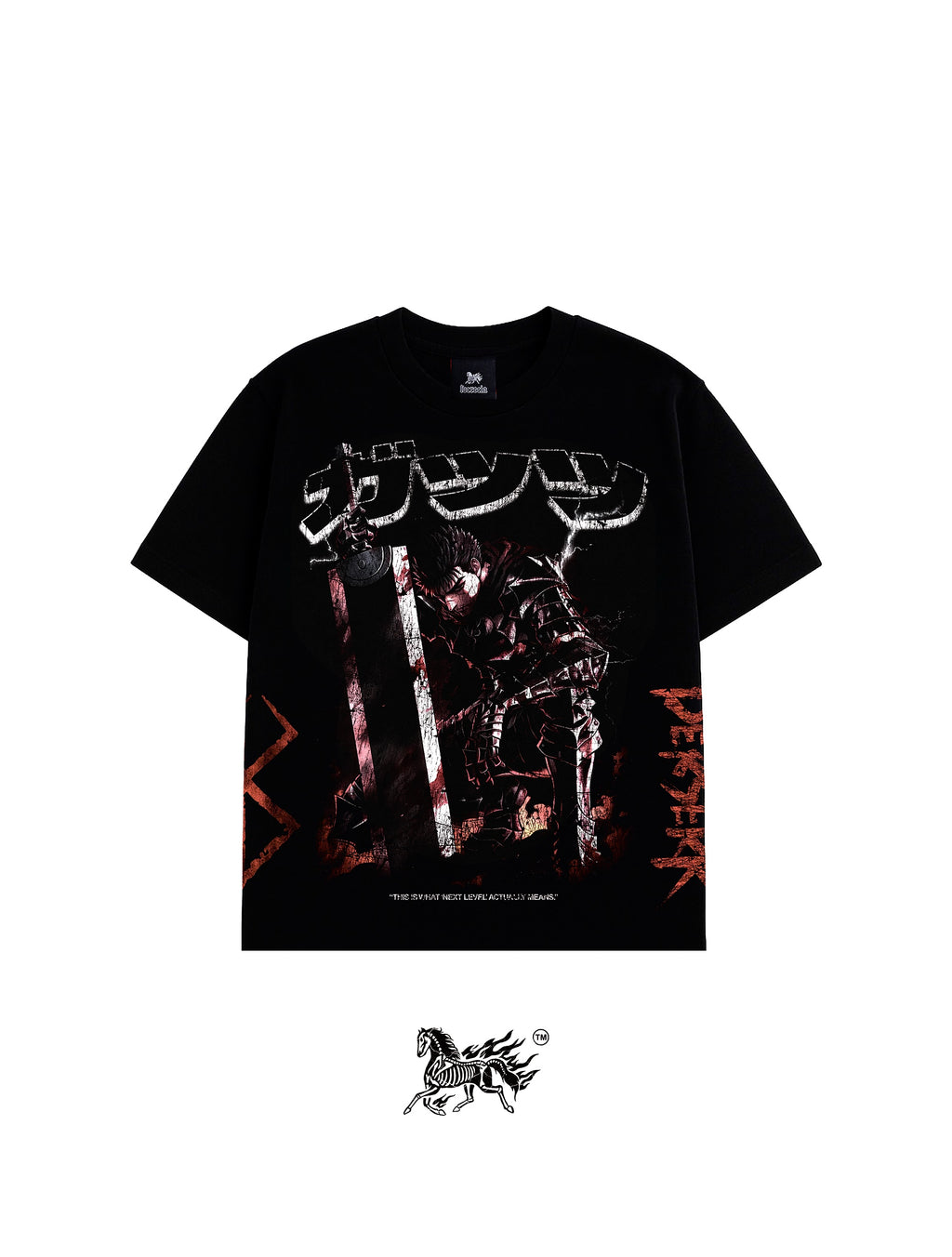 ¿SAVAGE BY FATE? AOP "PREMIUM" BLACK TEE