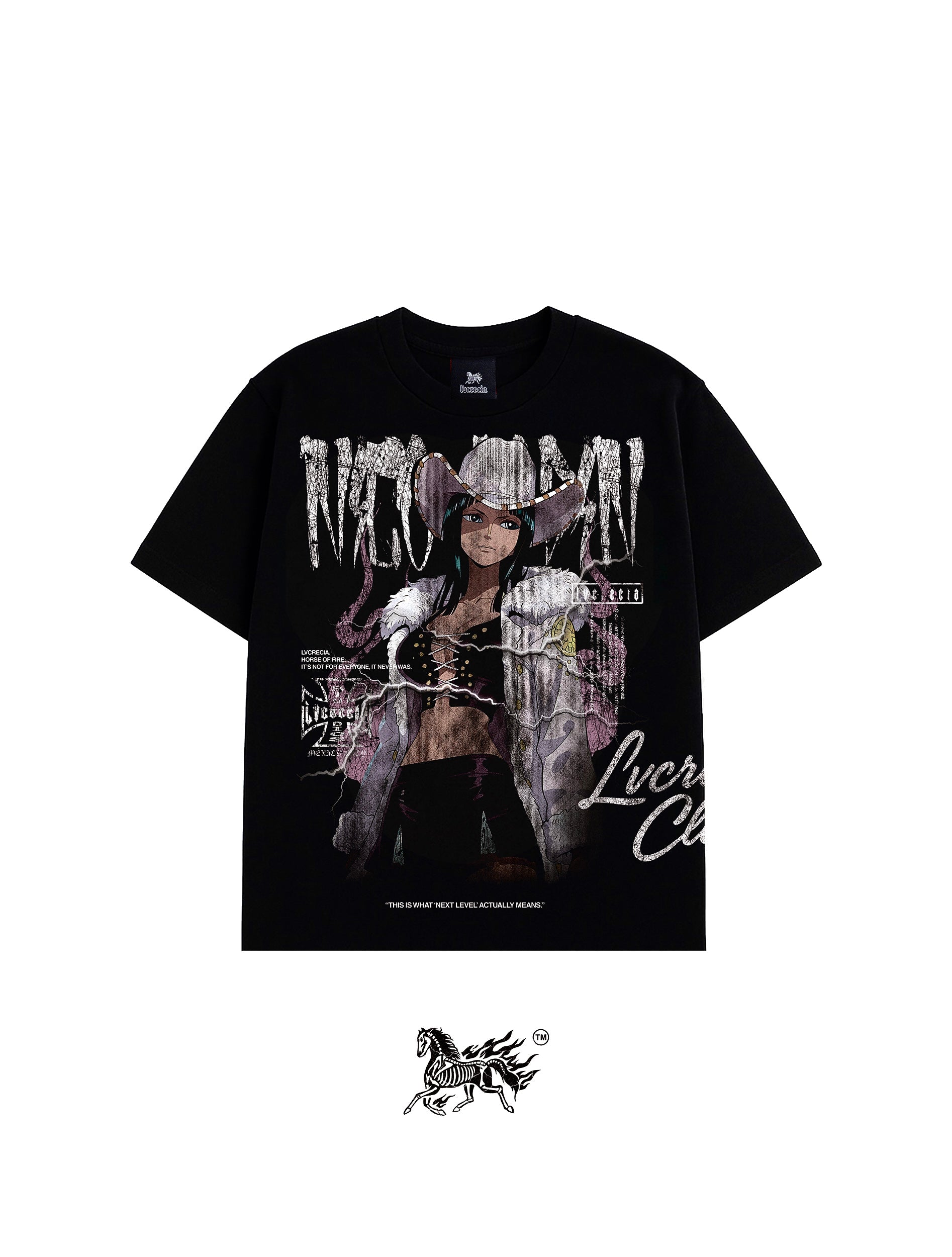 NICO ROBIN AOP "PREMIUM" BLACK TEE