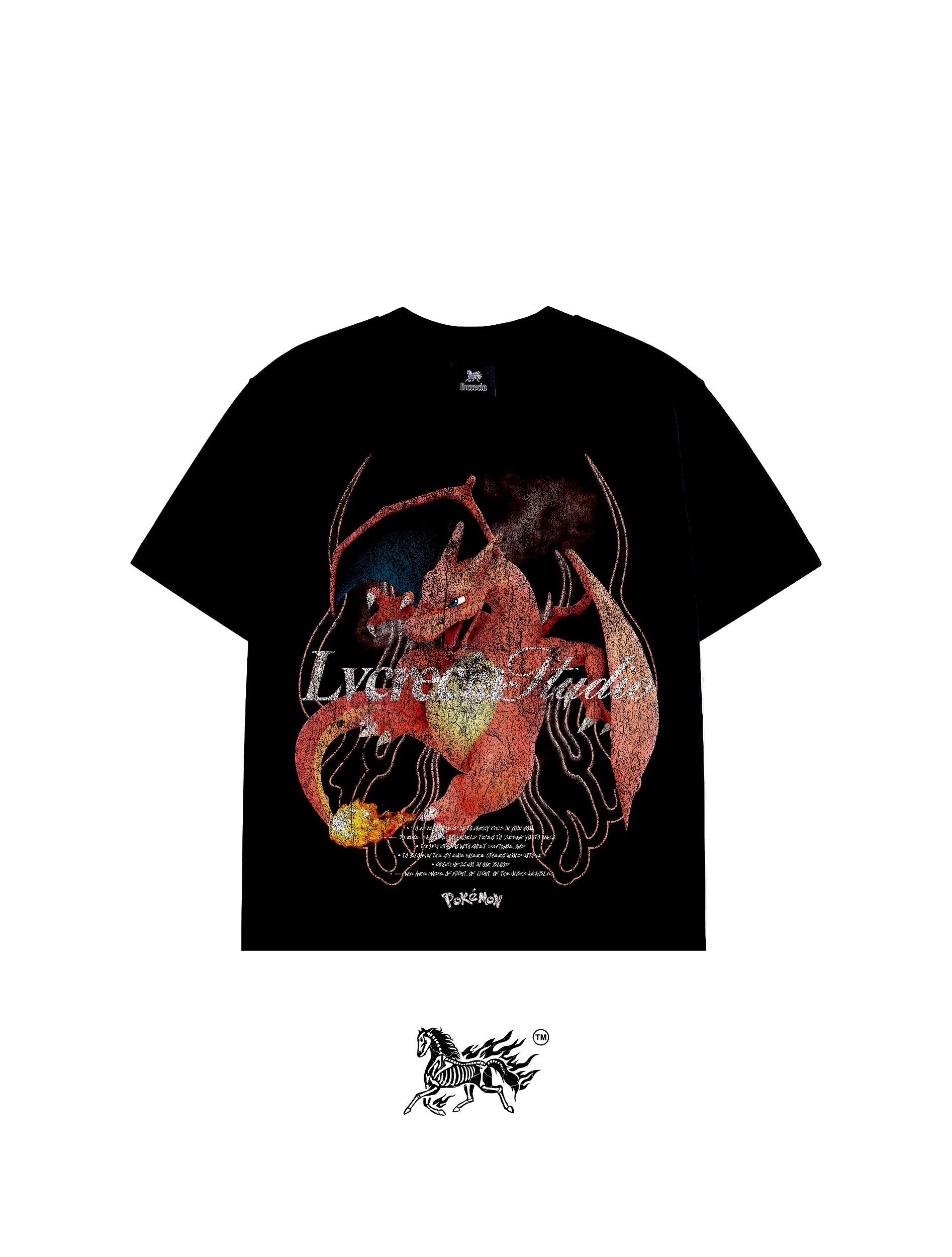 CHARIZARD "PREMIUM" BLACK TEE