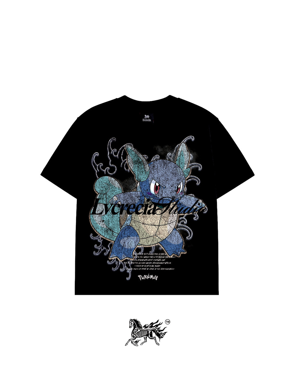 WARTORTLE "PREMIUM" BLACK TEE