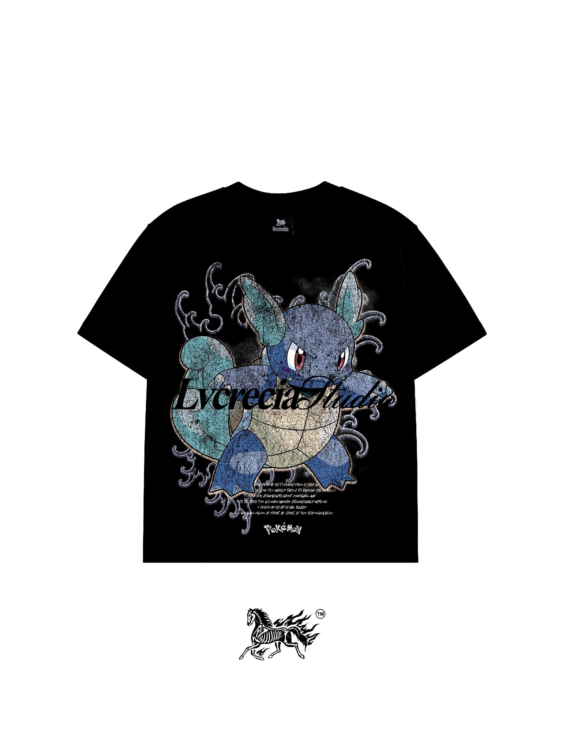 WARTORTLE "PREMIUM" BLACK TEE