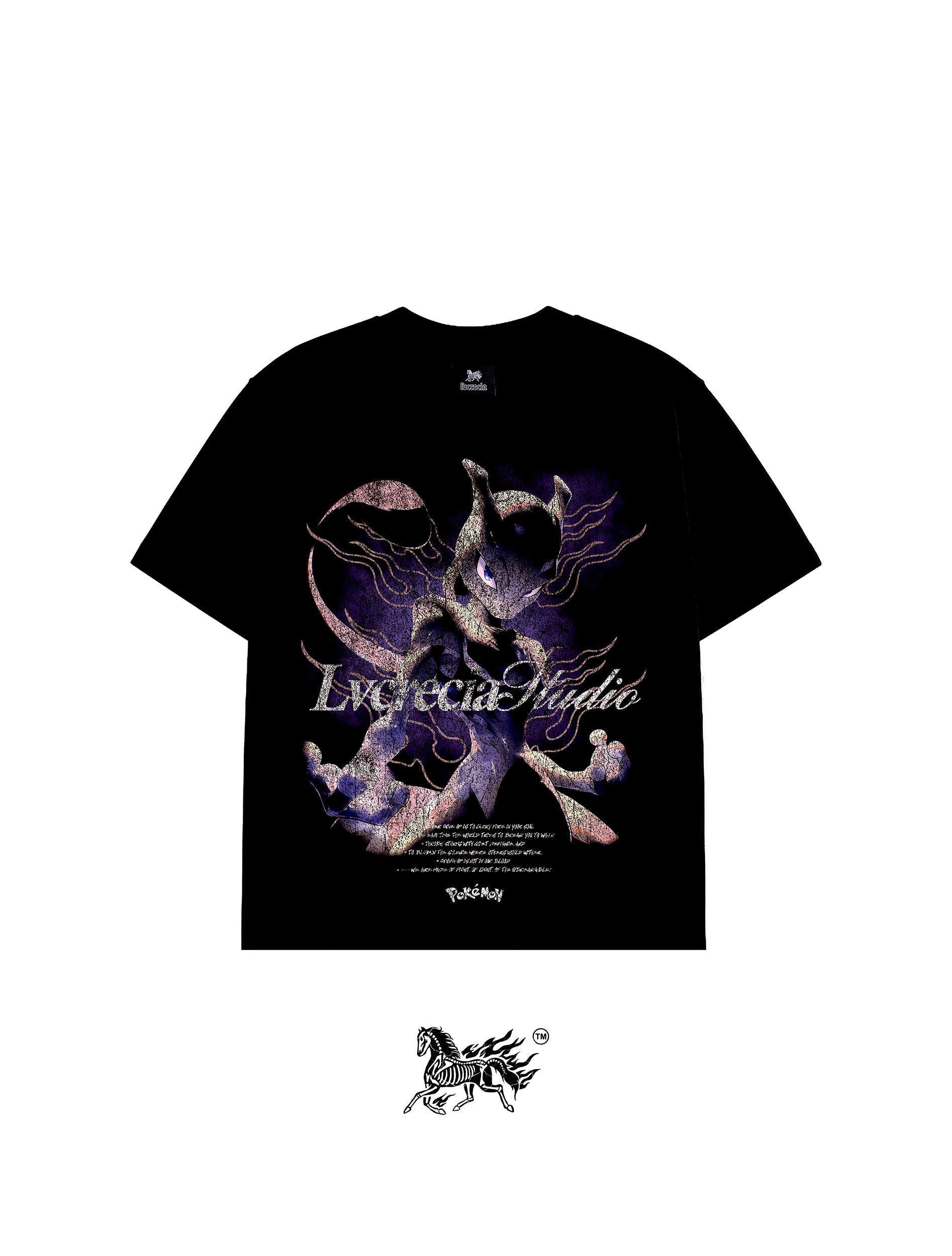 MEWTWO "PREMIUM" BLACK TEE