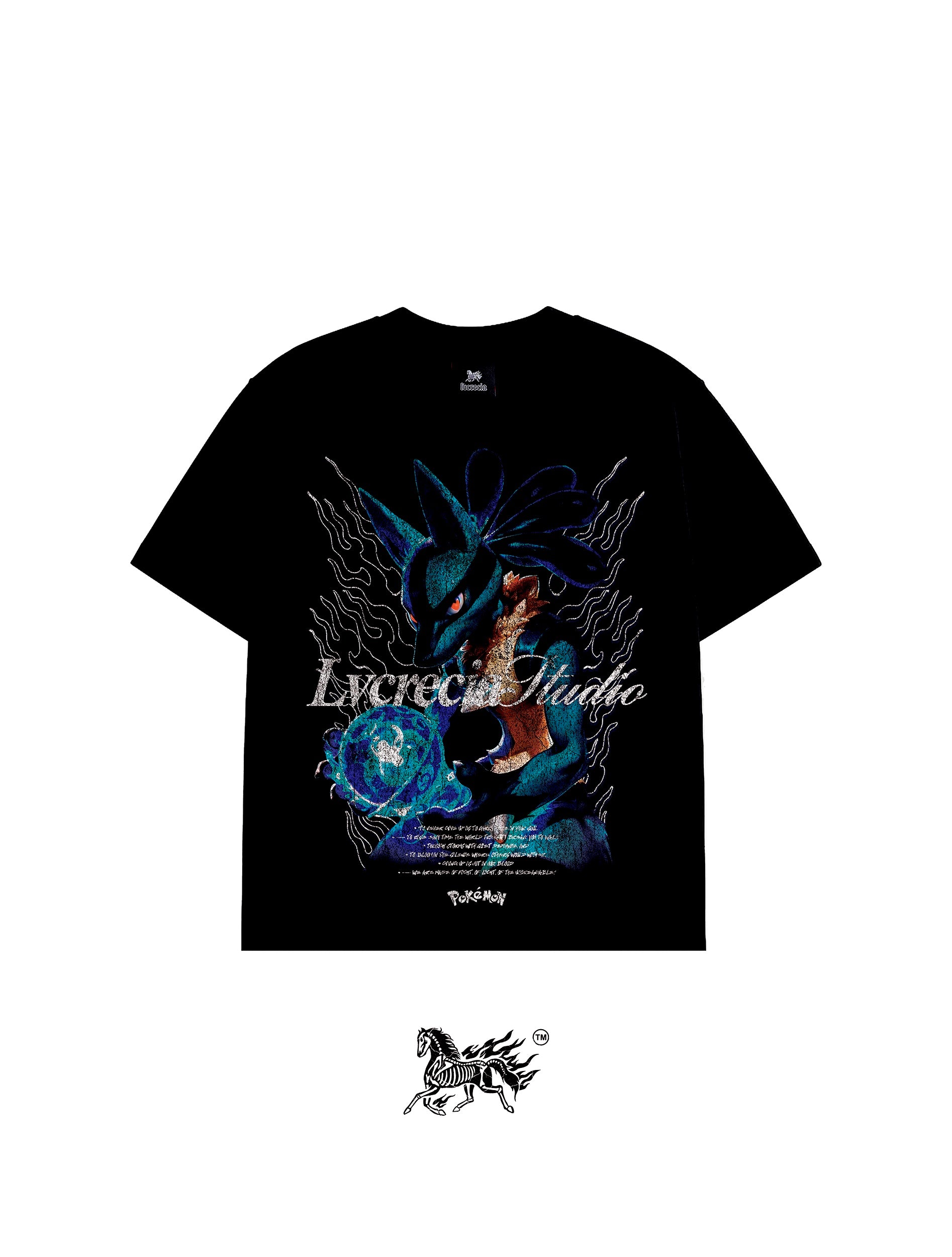 LUCARIO "PREMIUM" BLACK TEE
