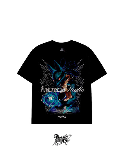 LUCARIO "PREMIUM" BLACK TEE
