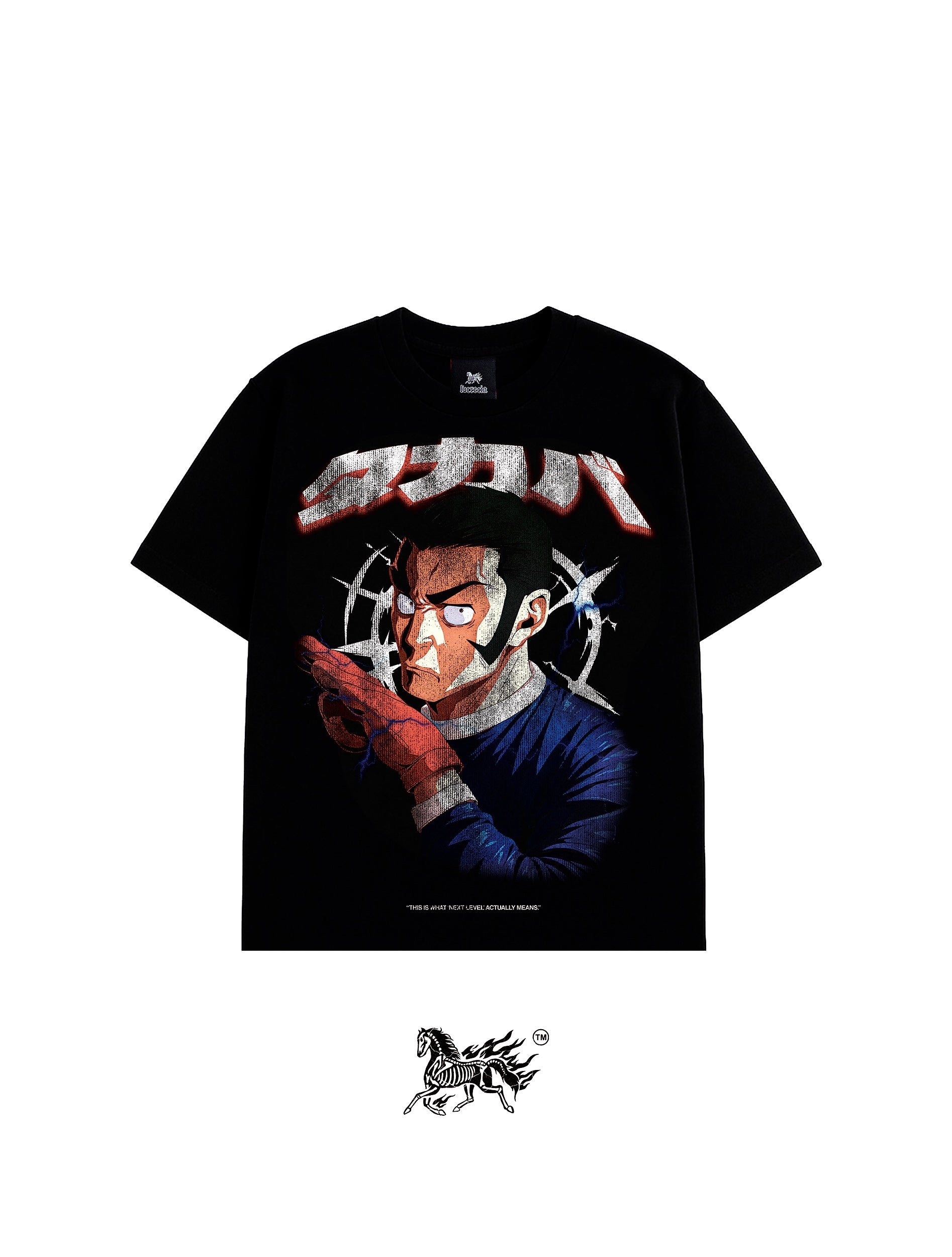 TAKABA FRONT ONLY "PREMIUM" BLACK TEE