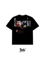 TAKABA DOUBLE PRINT "PREMIUM" BLACK TEE