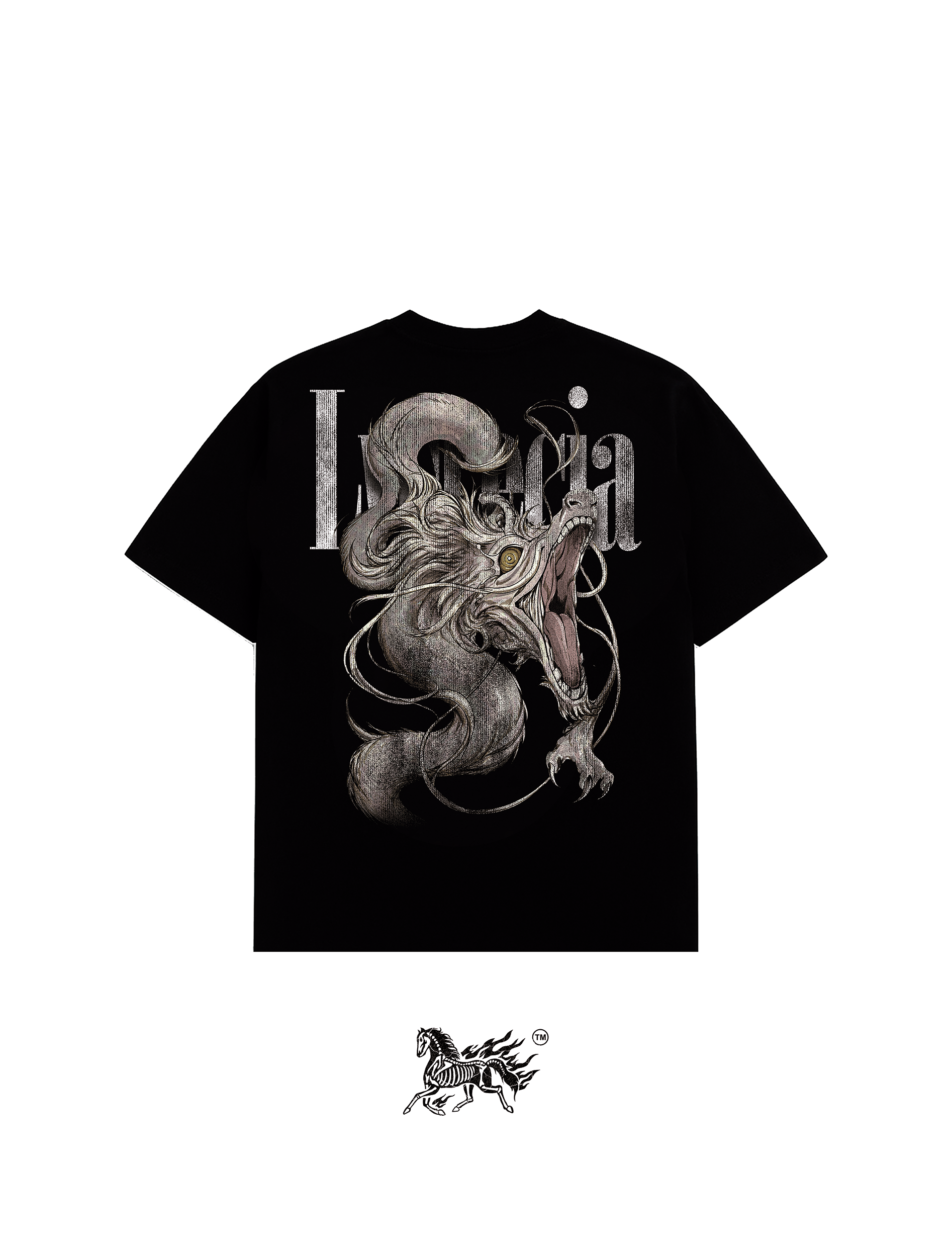 SUGURU GETO DOUBLE PRINT "PREMIUM" BLACK TEE