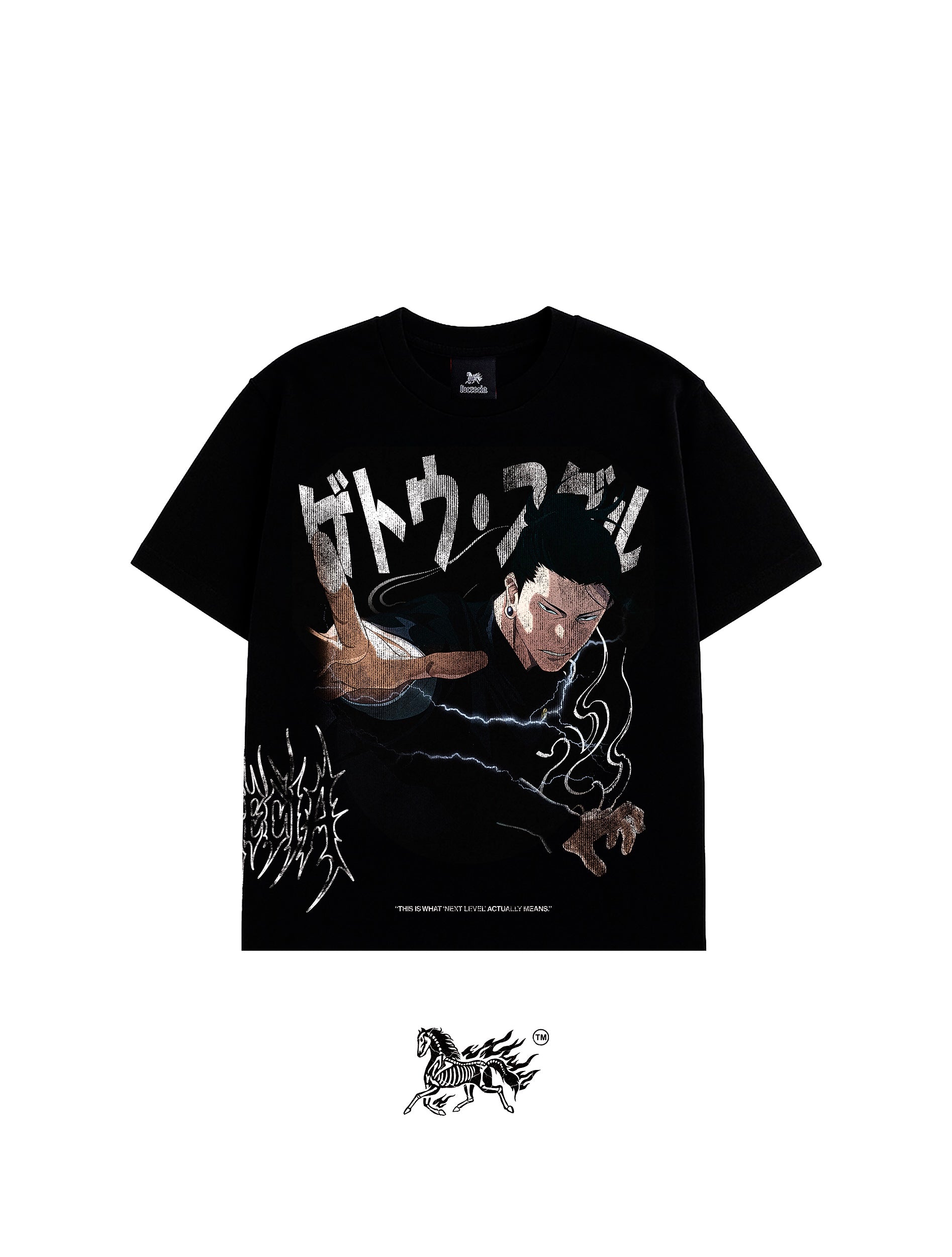 SUGURU GETO AOP "PREMIUM" BLACK TEE