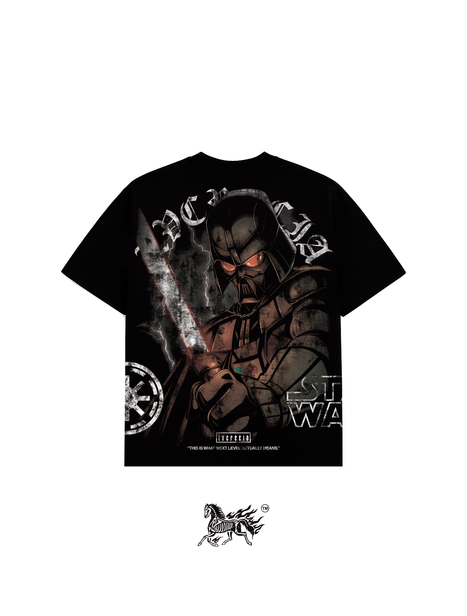 DARTH VADER AOP "PREMIUM" BLACK TEE