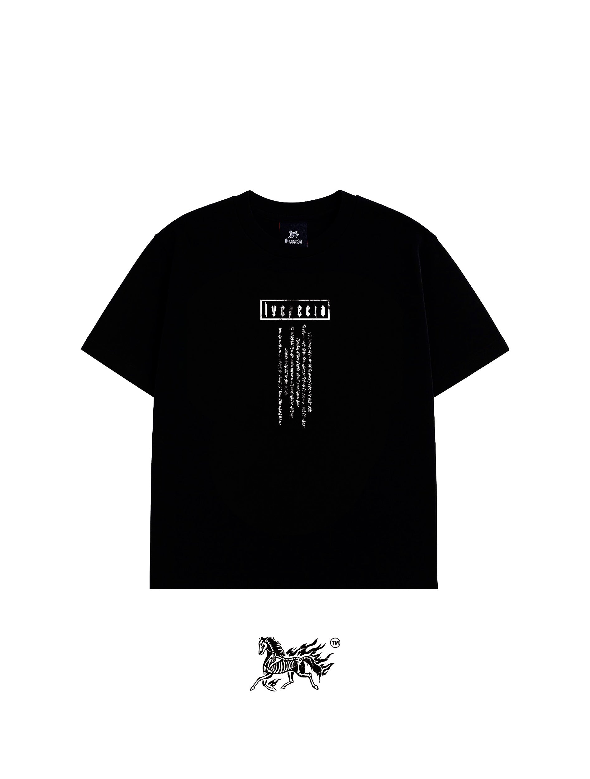 SIDES "PREMIUM" BLACK TEE