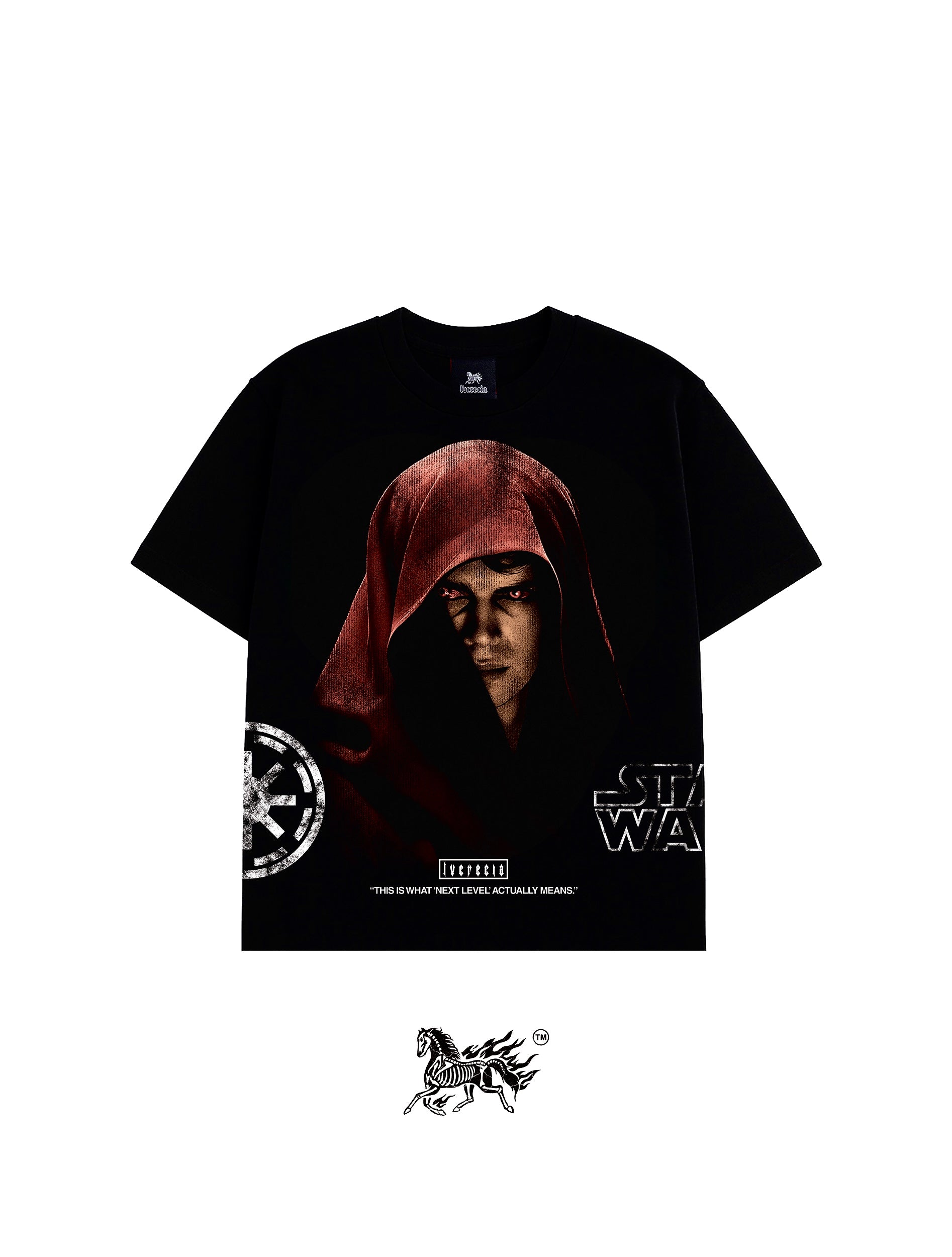 CORRUPTED AOP "PREMIUM" BLACK TEE
