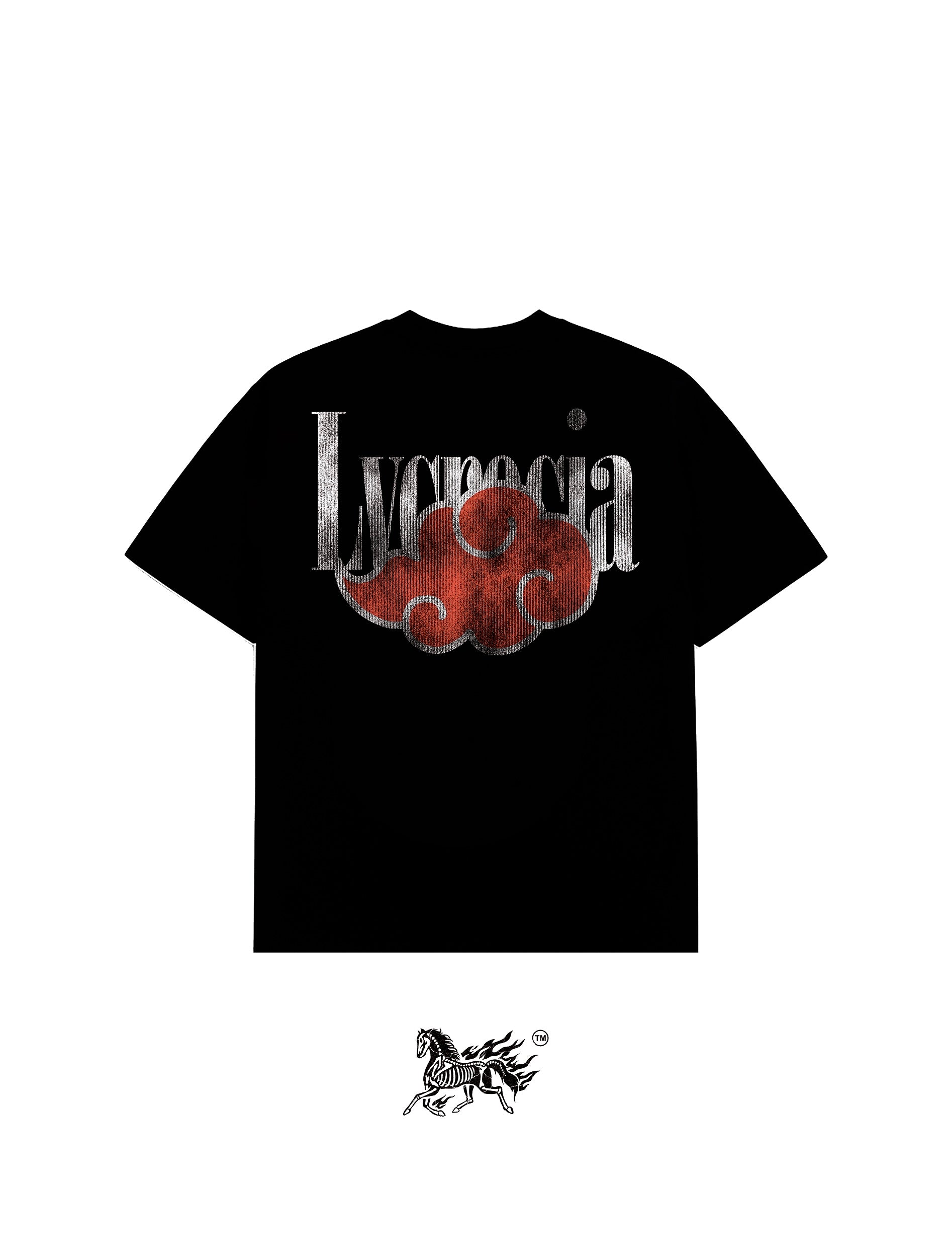 PAIN DOUBLE PRINT "PREMIUM" BLACK TEE