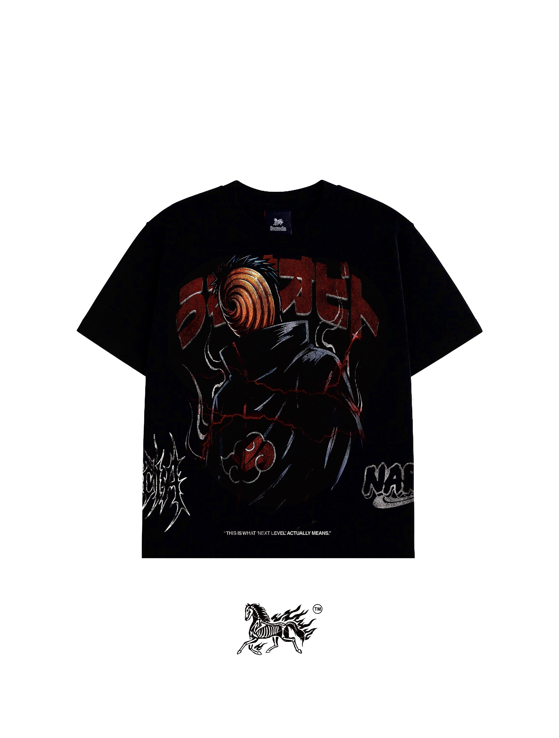 OBITO UCHIHA AOP "PREMIUM" BLACK TEE