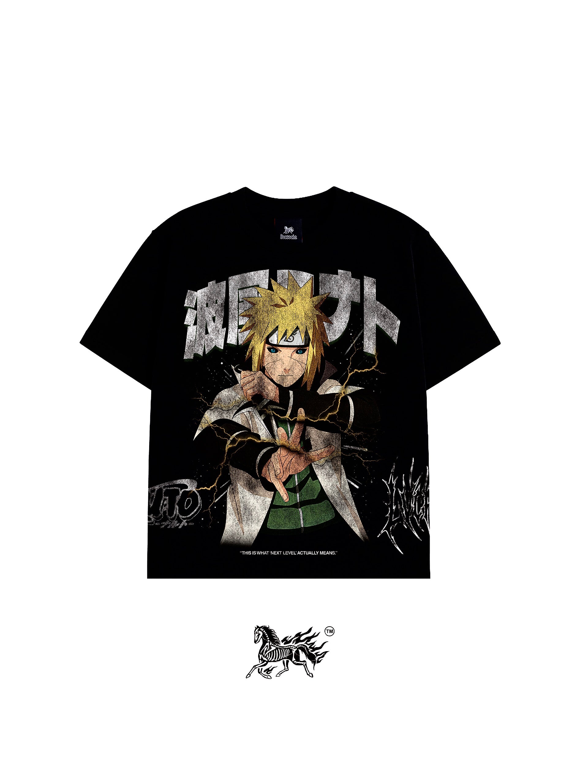 MINATO NAMIKAZE AOP "PREMIUM" BLACK TEE