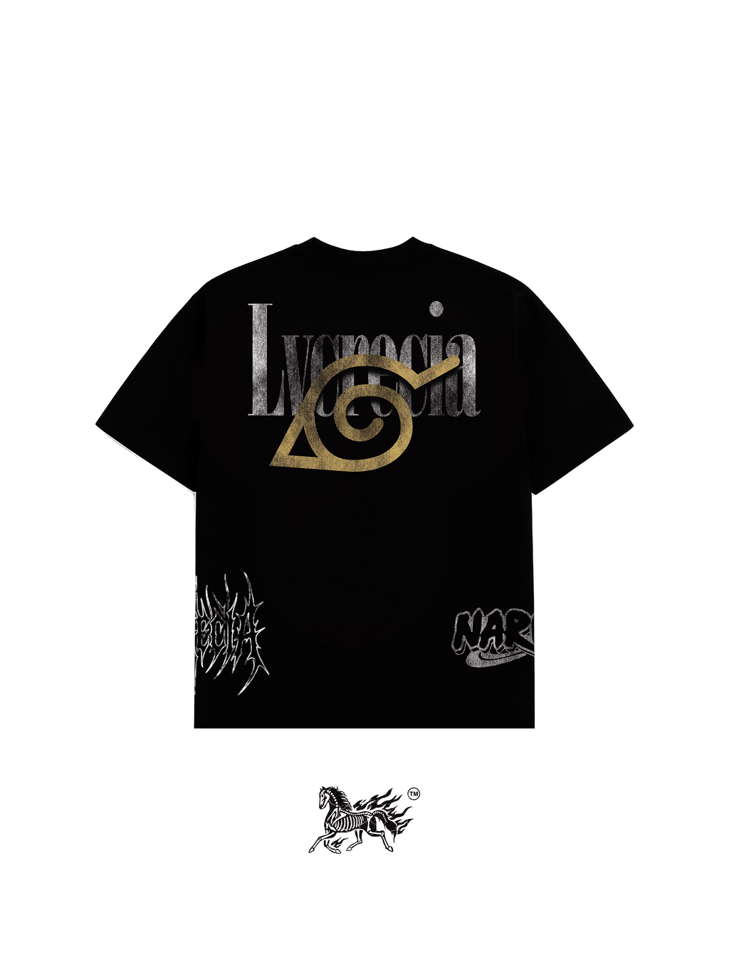 MINATO NAMIKAZE AOP "PREMIUM" BLACK TEE