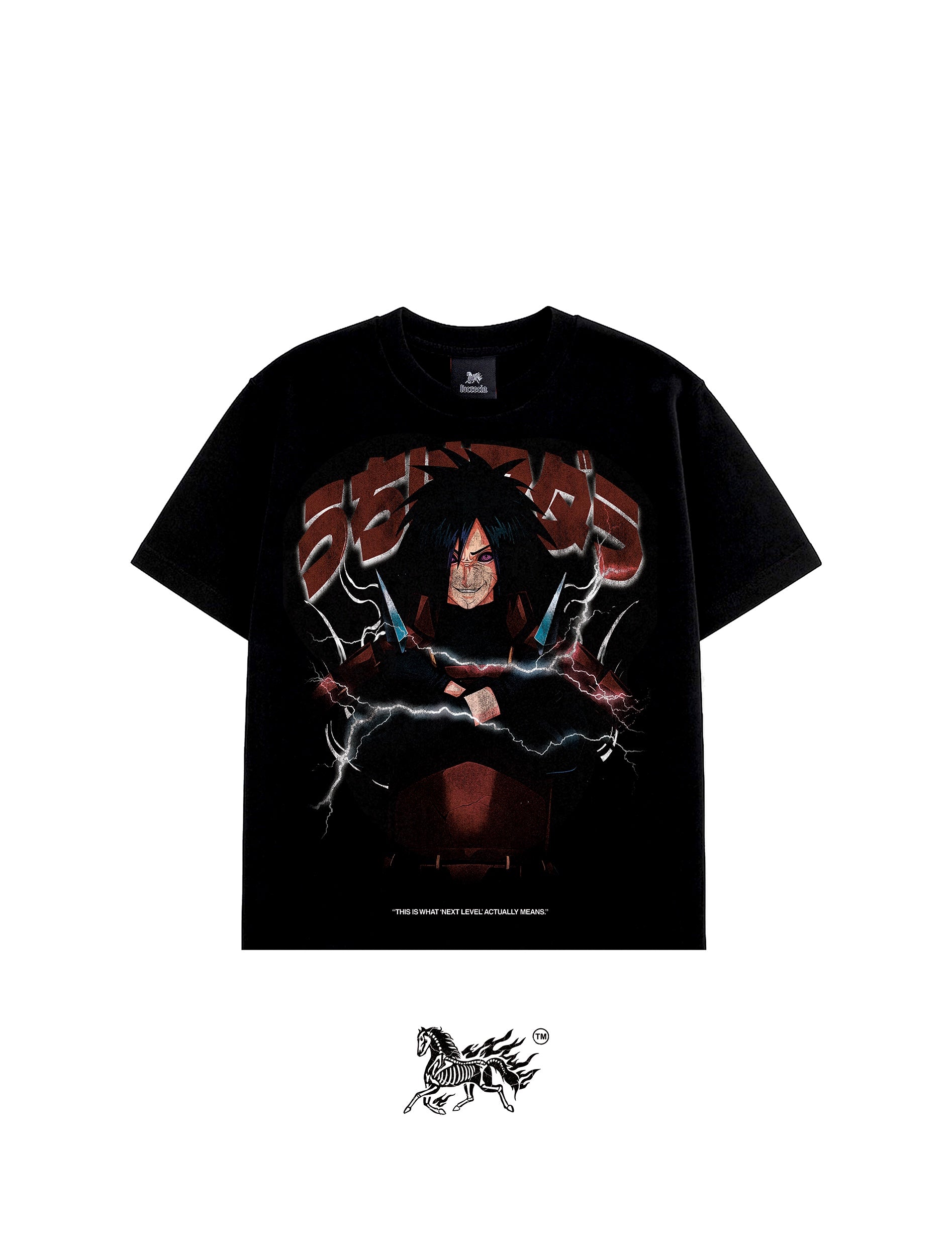 MADARA UCHIHA FRONT "PREMIUM" BLACK TEE